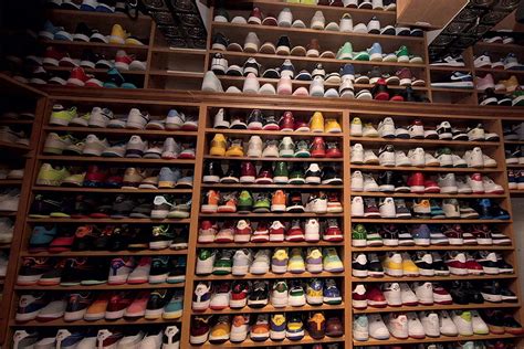 big sneaker collection|largest shoe collection.